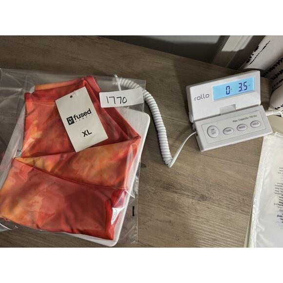 Fused Hawaii Haleakala Bikini Bottom Sz XL Red Summer Vacation Tropical Beach - Picture 9 of 9